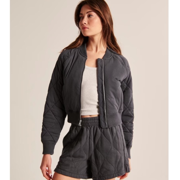 Abercrombie & Fitch Bomber Jacket - Picture 1 of 6